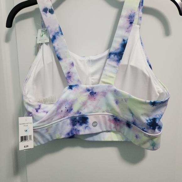 Tie dye athletic sports bra sx 1X - Picture 6 of 6